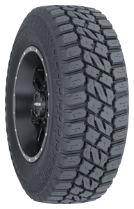 Back Country Mud Terrain tire for light trucks and commercial vehicles from Dean Tires